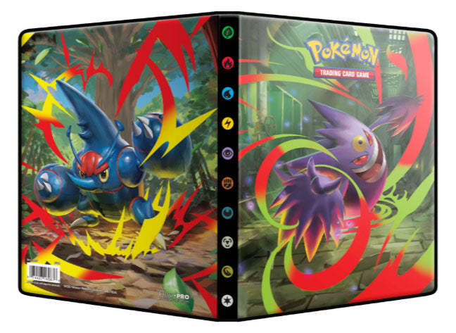 ULTRA PRO Album 4 Tasche Pokemon MEGAEVO Fiamme Spettrali