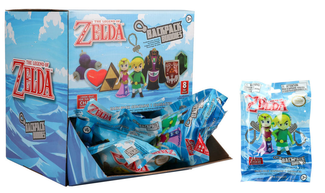 Paladone Portachiavi Clip The Legend of Zelda Assortime. 1pz