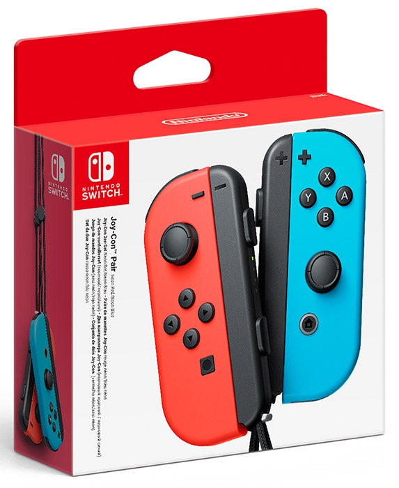 NINTENDO Set 2 Joy-Con Rosso Neon-Blu Neon