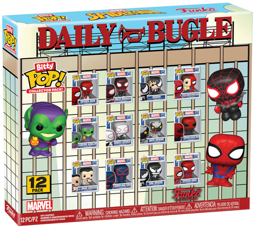 FUNKO BITTY POP Collector Pack Marvel Spider-Man Daily Bugle