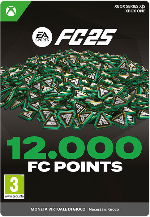 Microsoft C2C EA Sports FC 25 12000 FC POINTS IT PIN