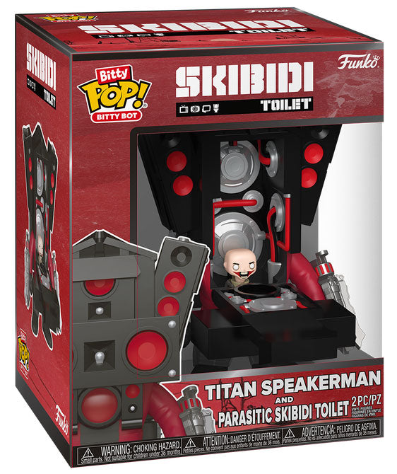 FUNKO BITTY POP Bots Skibidi Toilet Titan and Parasitic