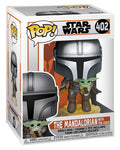 FUNKO POP Star Wars The Mandalorian Flying w/The Child 402