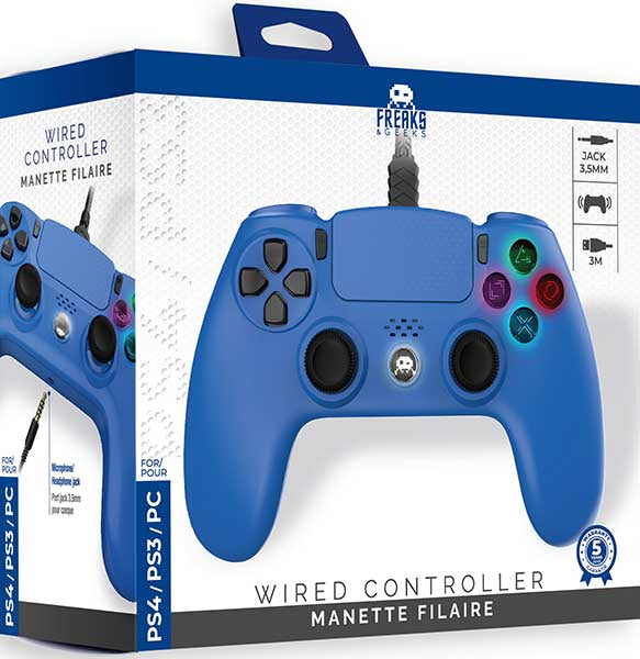 FREAKS PS4 Controller Wired Blue
