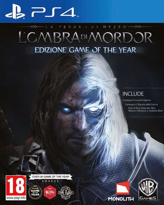 La Terra di Mezzo L'Ombra di Mordor Edizione Game of Year