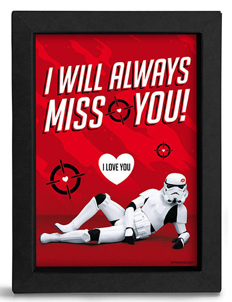 Quadro Star Wars Stormtrooper I Will Always Miss You