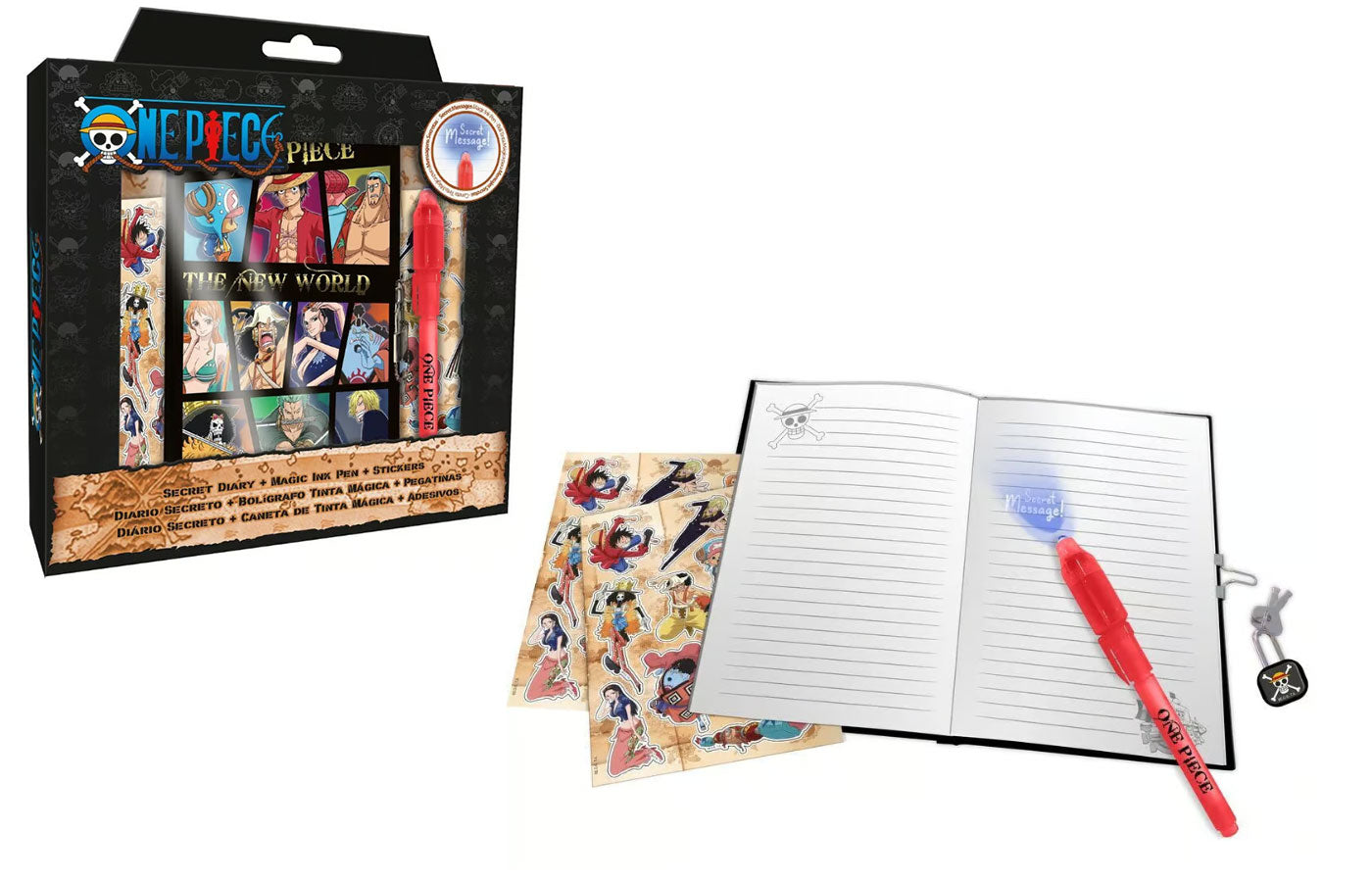 Agenda con Penna Magica One Piece The New World