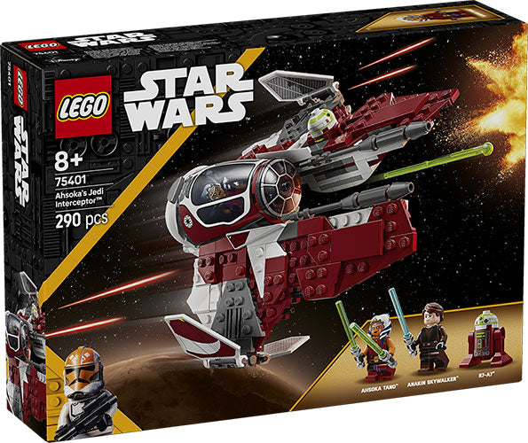 75401 Star Wars Jedi Interceptor di Ahsoka