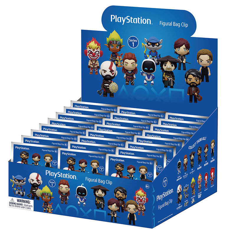 Portachiavi Clip PlayStation Serie 1 Display 24pz