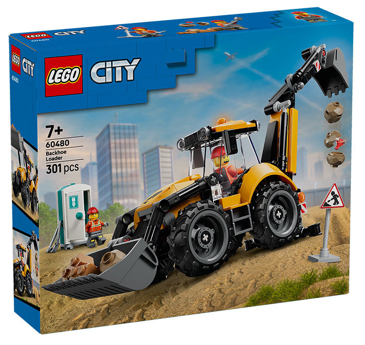 60480 City Great Vehicles Scavatrice da Cantiere Gialla