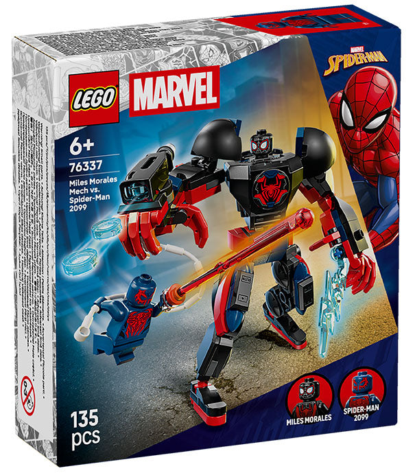 76337 Marvel Mech di Miles Morales Vs. Spider-Man 2099