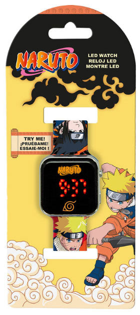 Orologio da Polso Digitale LED Naruto Arancione