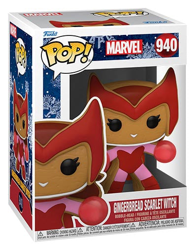 FUNKO POP Holiday Gingerbread Marvel Scarlet Witch 940