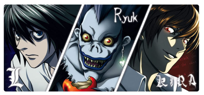 Desk Mat Death Note Light Ryuk & Kira