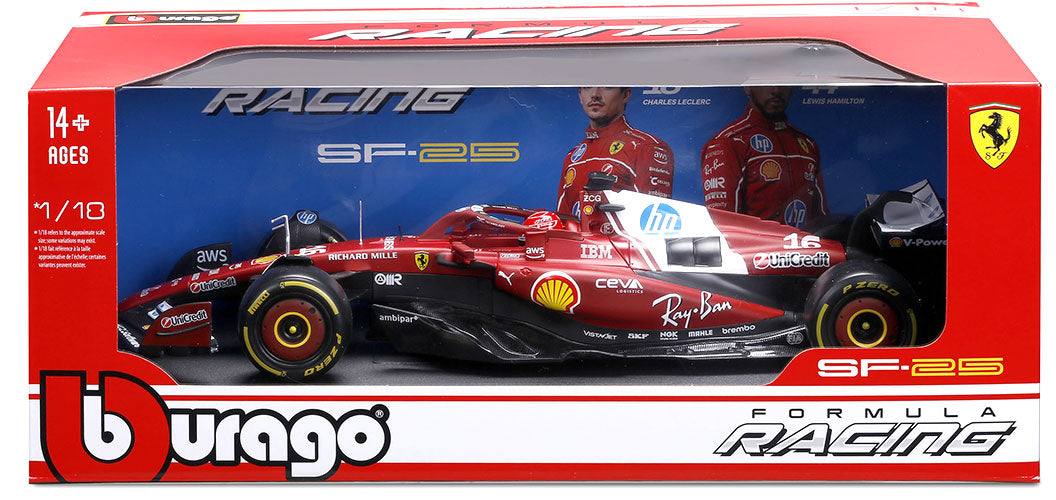 F1 Ferrari SF-25 Charles Leclerc #16 Scala 1:18