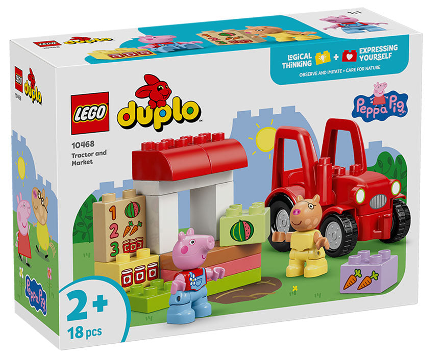 10468 Duplo Peppa Pig Trattore e Mercato
