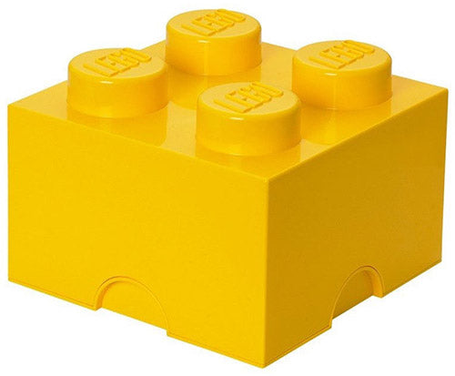Contenitore LEGO Brick 4 Giallo