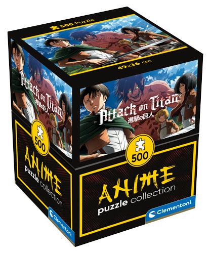 Puzzle 500pz Attack on Titans 02 Box Cube