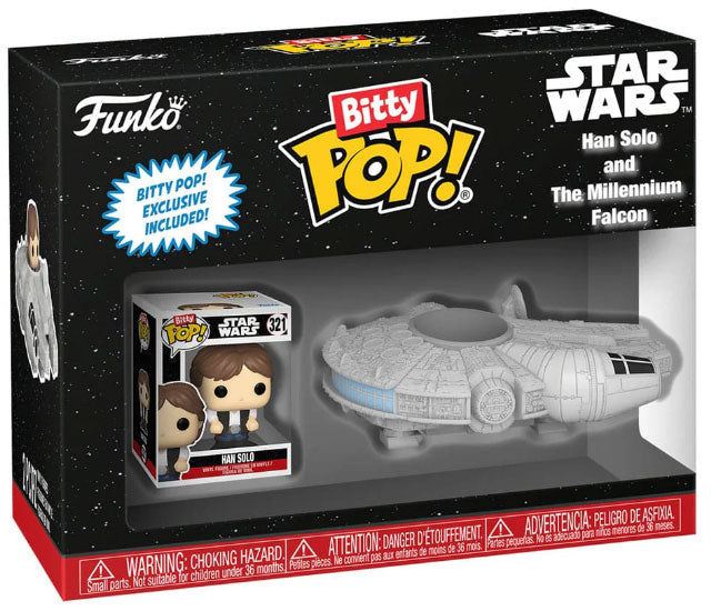 FUNKO BITTY POP Ride Star Wars Han Solo & Millennium Falcon