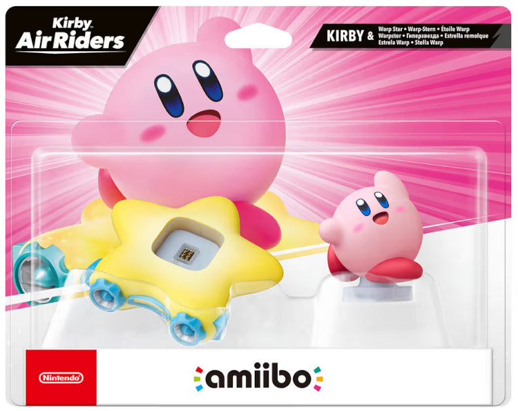 Amiibo Kirby Air Riders Kirby & Warp Star