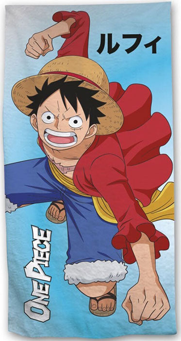 Telo Mare Poliestere One Piece Monkey D.Luffy 70x140cm