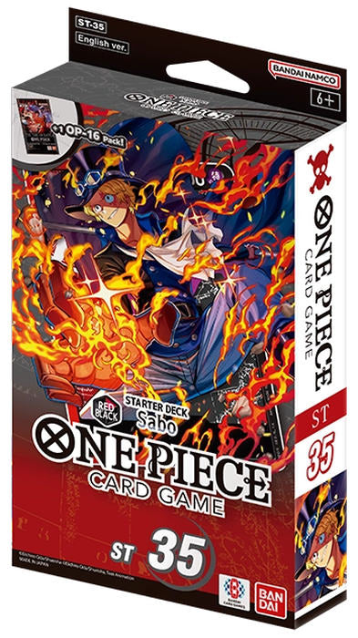 One Piece ENG Starter Deck Red/Black Sabo ST-35 1 Mazzo