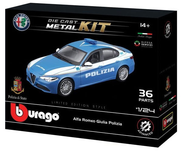Alfa Romeo Giulia Polizia Scala 1:24