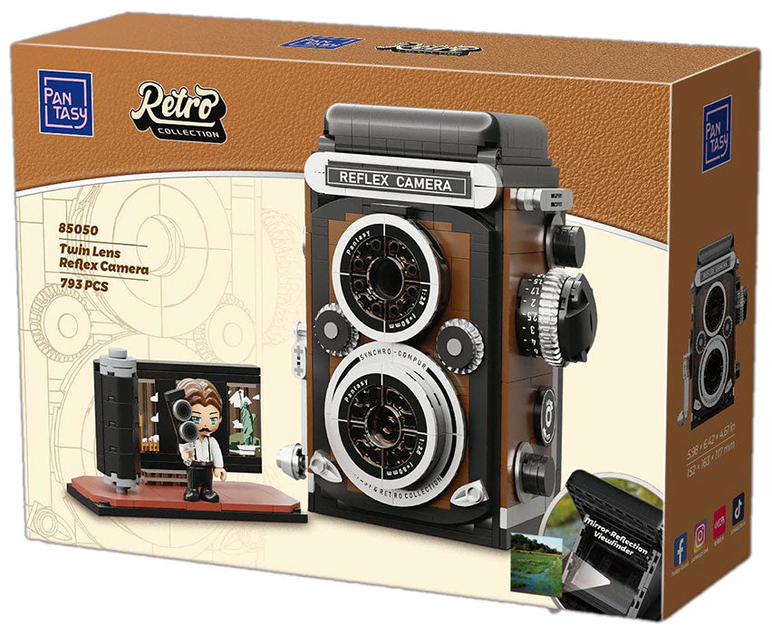PANTASY 85050 Retro Collection Twin Lens Reflex Camera