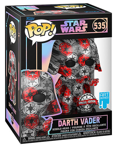 FUNKO POPS Art Series Star Wars Darth Vader Bobble 535