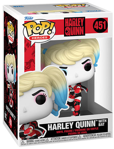 FUNKO POP Harley Quinn w/Bat 451