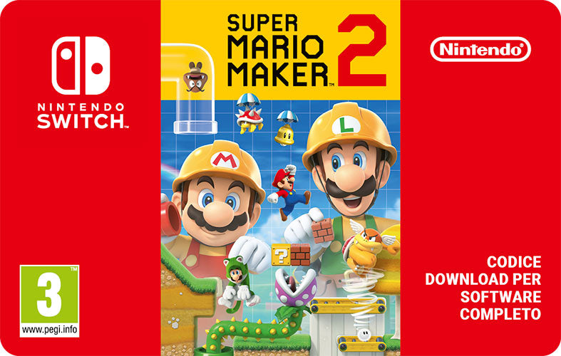 Nintendo Super Mario Maker 2 Switch PIN