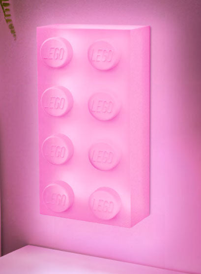 Paladone Lampada Lego Brick 8 Rosa