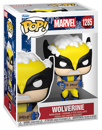 FUNKO POP Holiday Marvel Wolverine w/Sign Bobble 1285