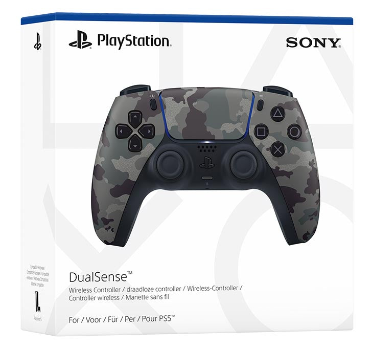 SONY PS5 Controller Wireless DualSense Grey Camo V2