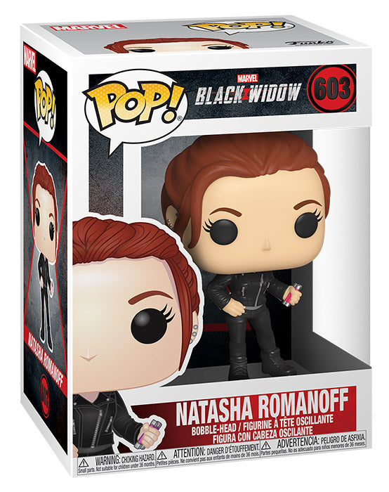 FUNKO POP Black Widow Natasha Romanoff Bobble 603