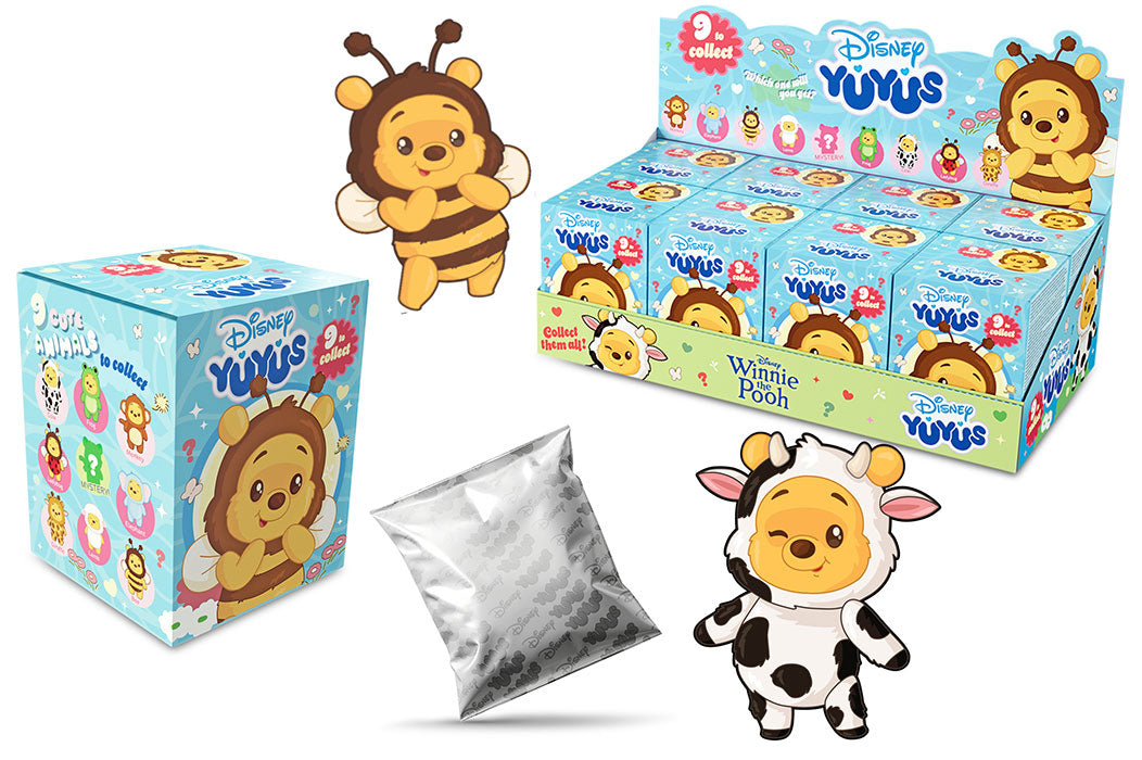 Disney YuYus Vinyl Plush Winnie The Pooh 1pz Assortimento