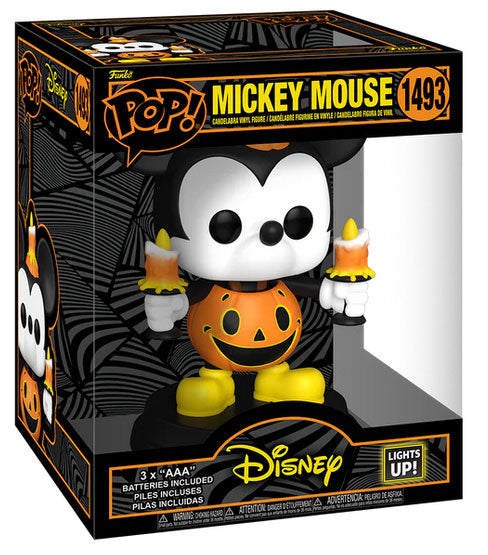 FUNKO BIG 15cm LIGHTS UP Disney Mickey Mouse Halloween 1493