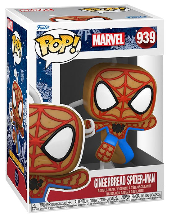 FUNKO POP Holiday Gingerbread Marvel Spider-Man 939