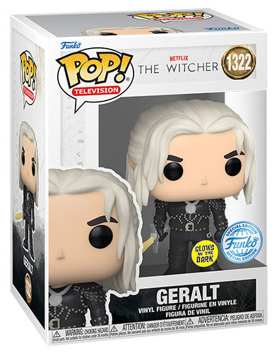 FUNKO POP Witcher Geralt w/Sword GLOW 1322