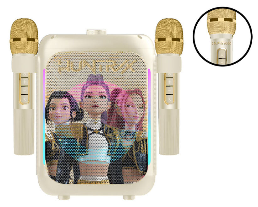 KPop Demon Hunters Karaoke Set Led Huntrix Oro
