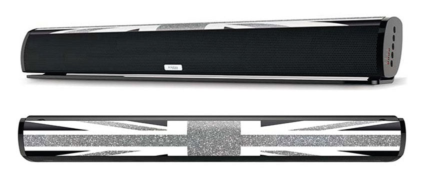 BB Soundbar Bluetooth UK Flag Glitter