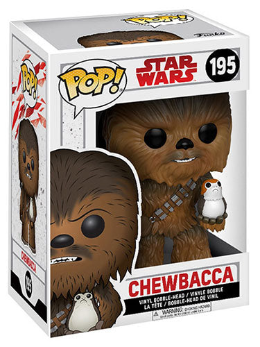 FUNKO POP Star Wars The Last Jedi Chewbacca Bobble 195