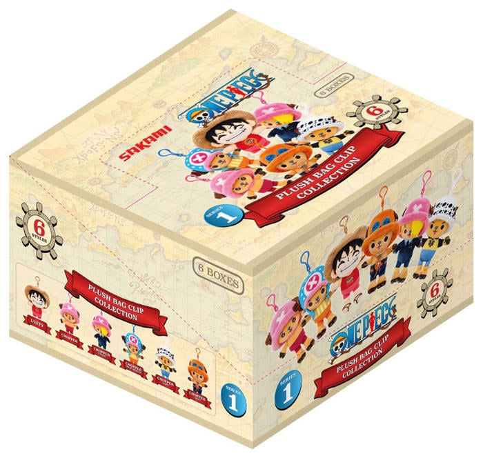 Portachiavi Clip One Piece Plush 1pz Assortimento