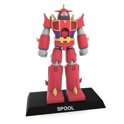 ANIME ROBOT COLLECTION SPOOL  serie DAIKENGO FIGURE