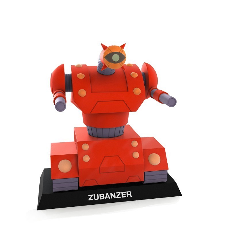 ANIME ROBOT COLLECTION ZUBANZER serie  GENERAL DAIMOS FIGURE